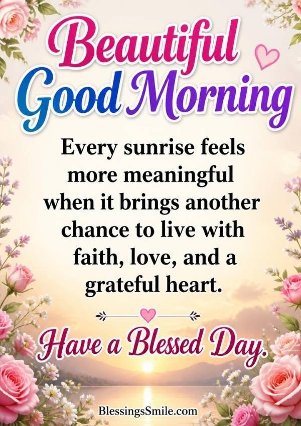 Beautiful Good Morning Blessings