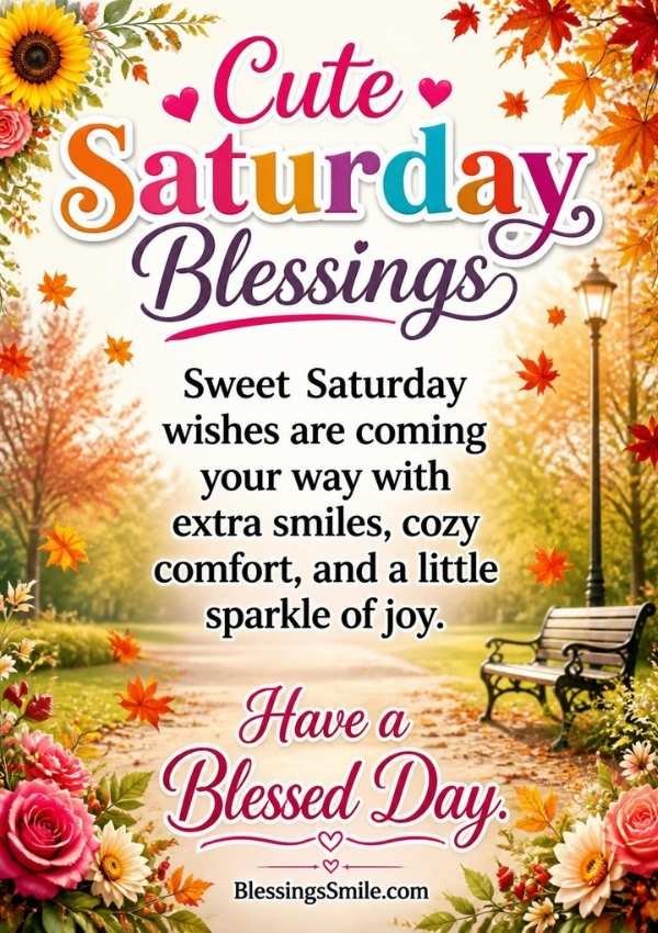 Cute Saturday Blessings