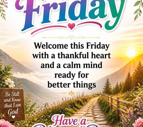 105+ Friday Blessings, Quotes and Prayers for Loved one
