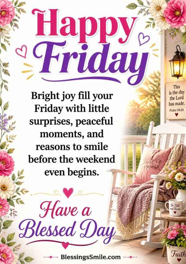 Friday Blessings and Prayers