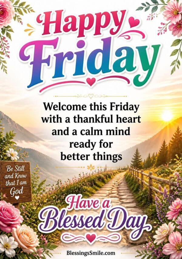 Friday Blessings