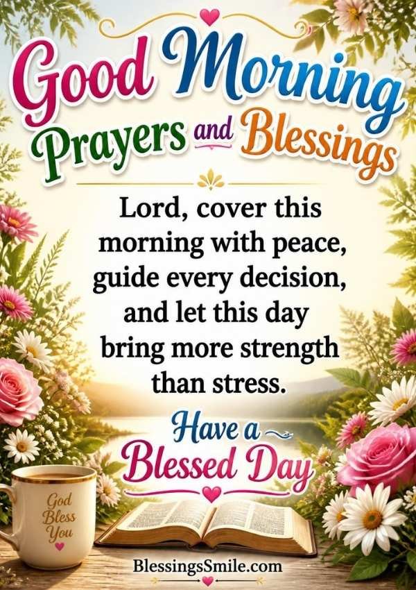 Good Morning Prayers and Blessings