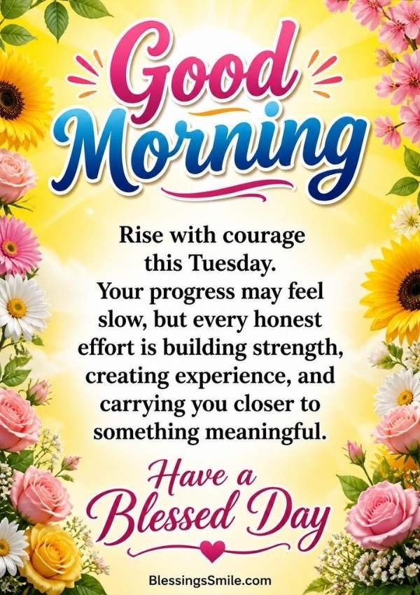 Tuesday Good Morning Blessings