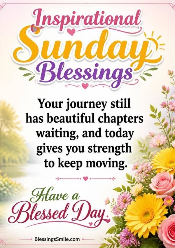 Inspirational Sunday Blessings