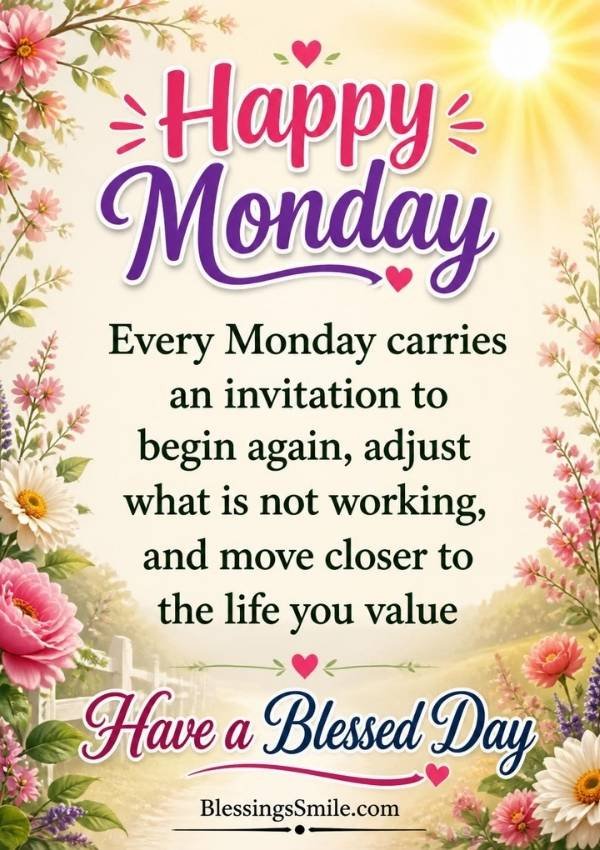Monday Blessings and Prayers
