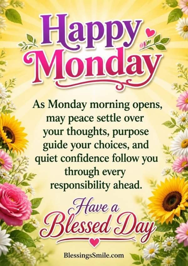Monday Blessings