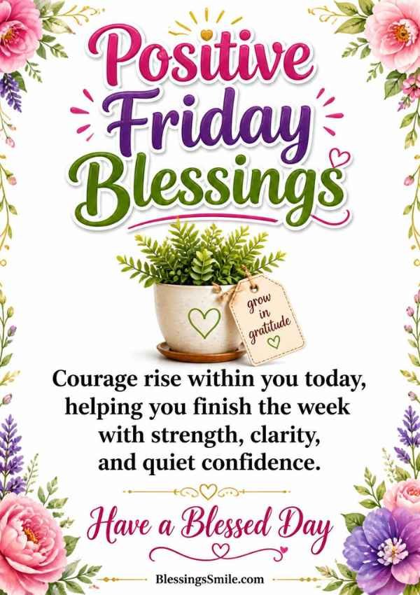 Positive Friday Blessings