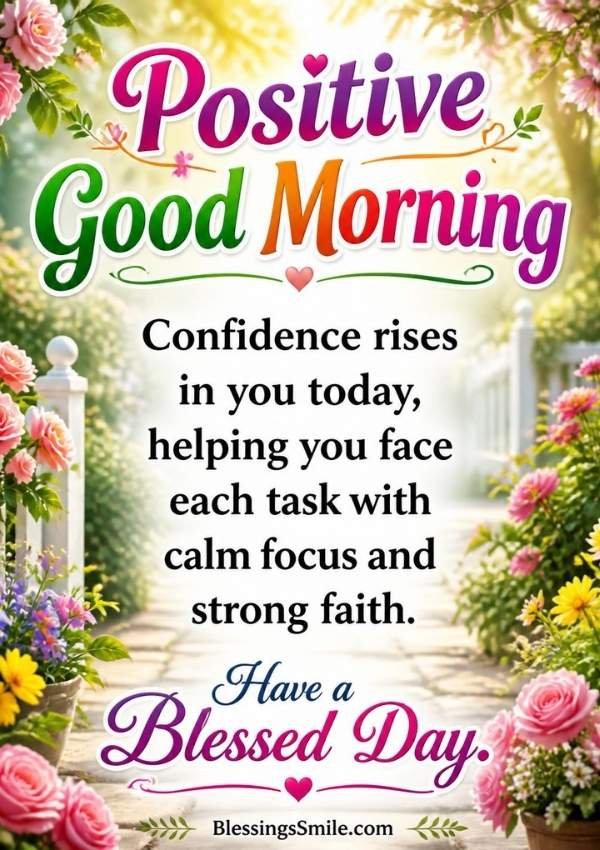 Positive Good Morning Blessings