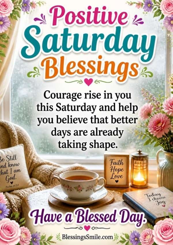 Positive Saturday Blessings