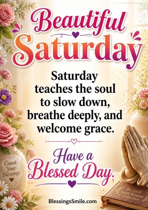 Saturday Blessings Quotes