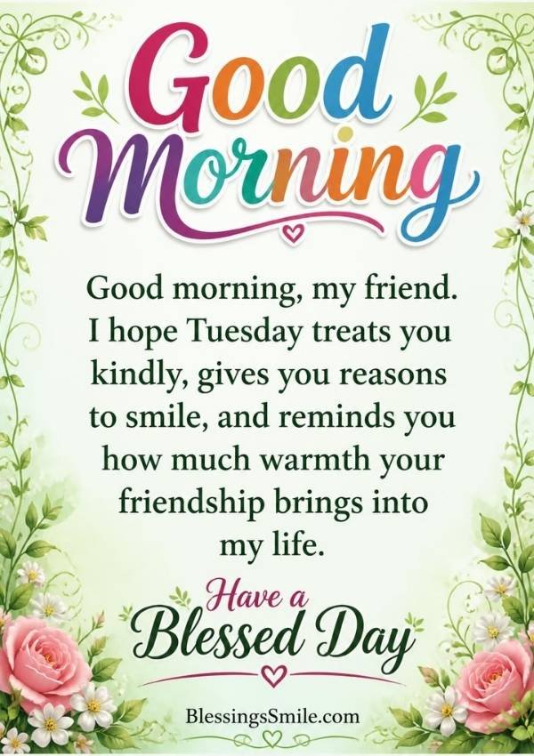 Tuesday Morning Blessings
