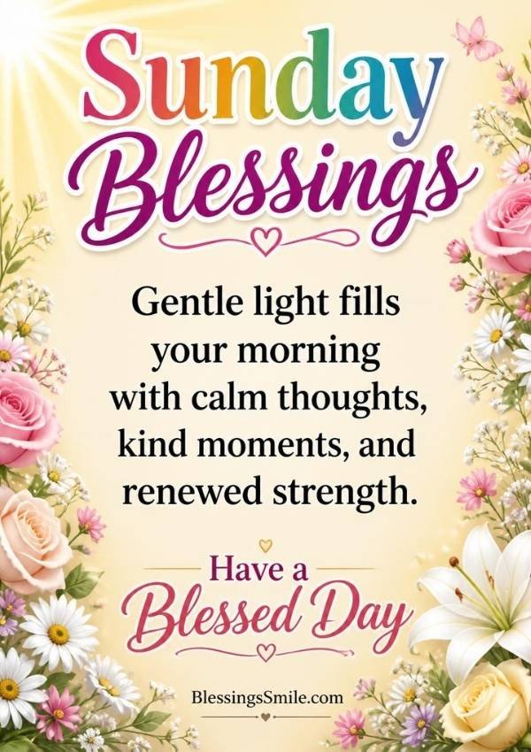 Sunday Blessings
