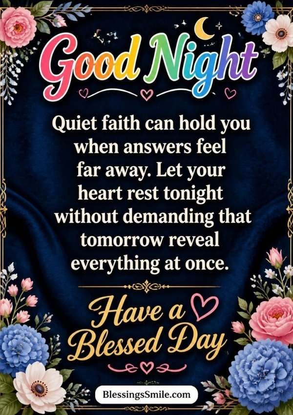 Good Night Blessings