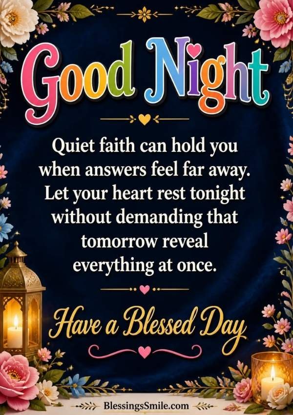Good Night Spiritual Blessings