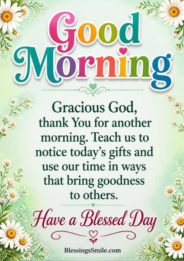 Good Morning Wednesday Blessings