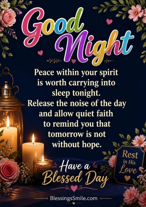 Good Night Blessings
