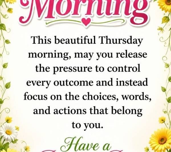 Thursday Morning Blessings