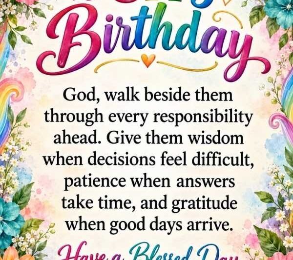 Happy Birthday Blessings