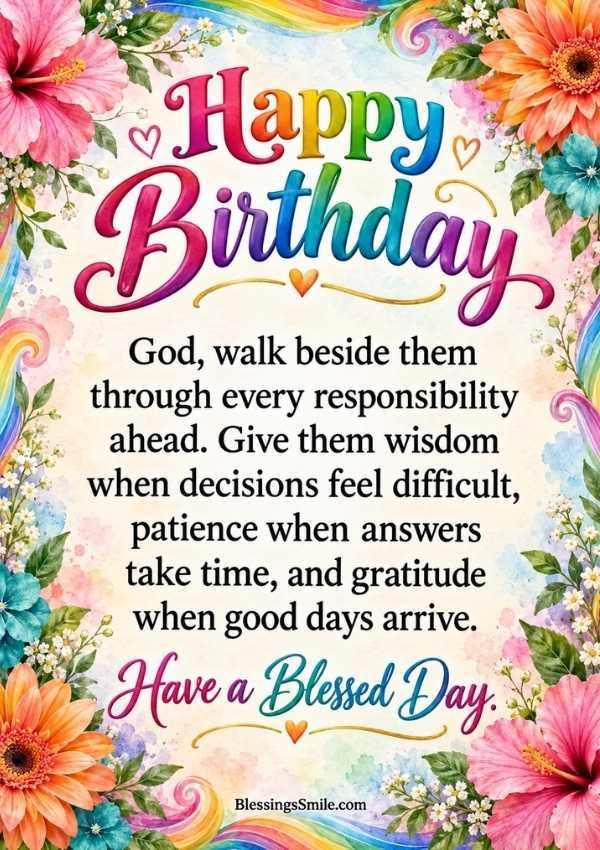 Happy Birthday Blessings