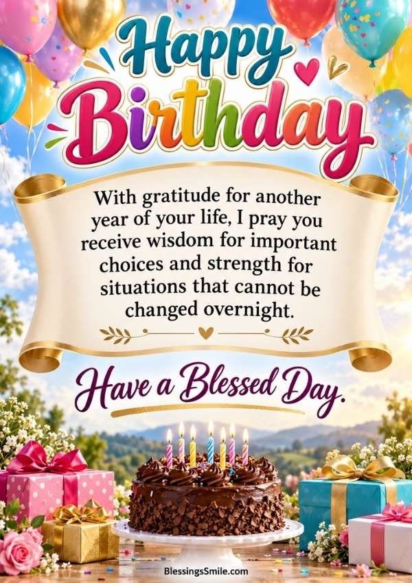 Happy Birthday Blessings and Prayers
